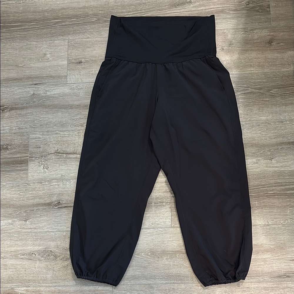 lululemon athletica Black Capris with High Waistband